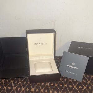 TAG Heuer Black and White Watch Box Set